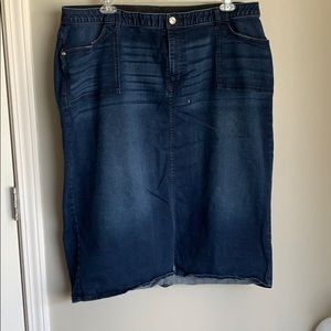 Denim skirt size 2X